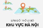 Bản đồ đi bộ thăm quan khu phố Pháp ở Hà Nội.
